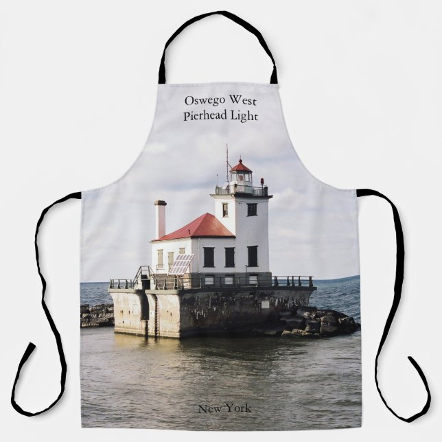 Delantal Oswego West Pierhead Light apron (Anverso)