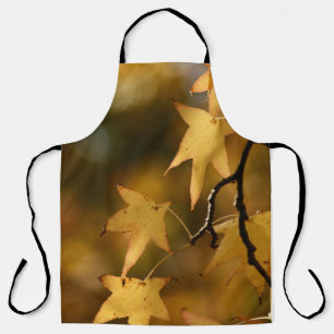 Delantal Otoño amarillo deja a Apron