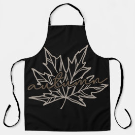 Delantal Otoño con hoja