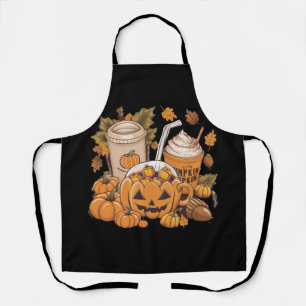 Delantal Otoño Familia Halloween Día de Acción de Gracias L