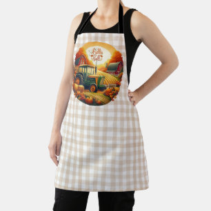 Delantal Otoño rústico/vintage en la granja