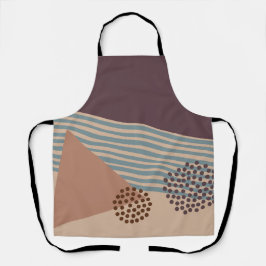 Delantal Otro Resumen Moderno De Mediados Del Siglo