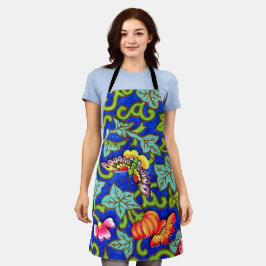 Delantal Owen Jones Antique Butterflies Oriental