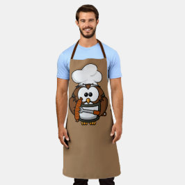 Delantal Owl BBQ Chef
