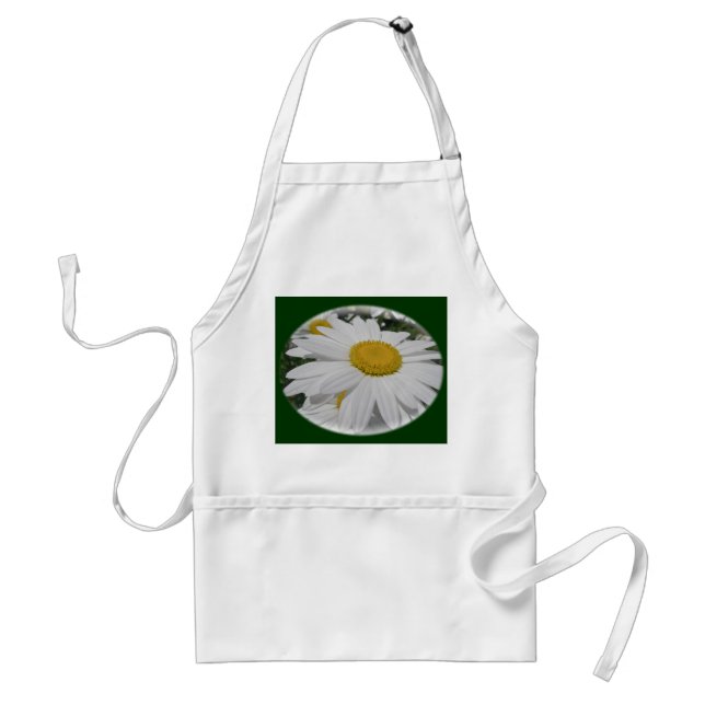 Delantal Oxeye Daisy Wildflower Floral Elementos Florales (Frente)
