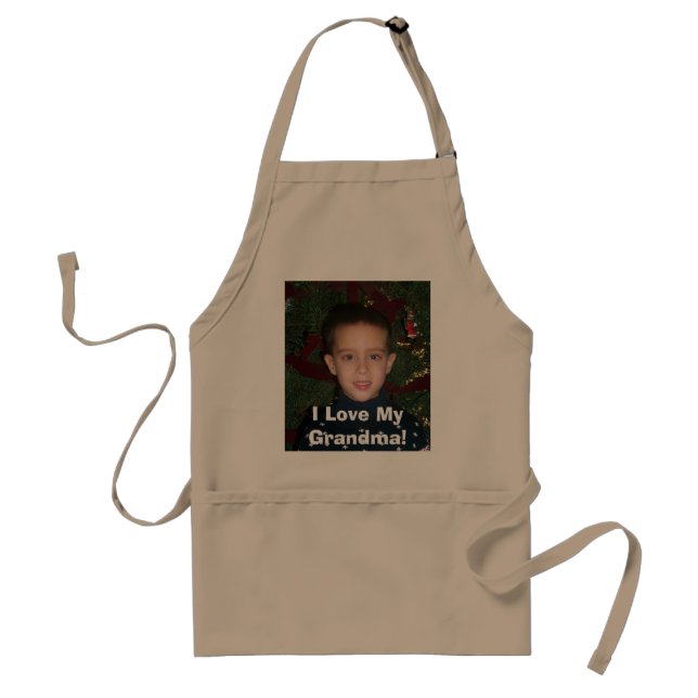 Delantal ¡P0002723 (2), amo a mi abuela! (Frente)