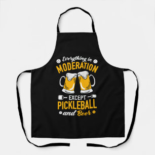 Delantal Paddleball Tennis - Badminton Pickleball and Beer