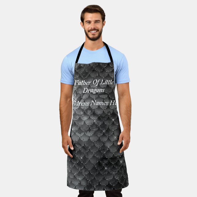 Delantal Padre De Los Pequeños Dragones (Gastado)
