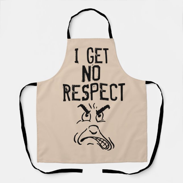 DELANTAL PADRE KITCHEN APRONS, NO RESPETO EL DÍA DEL PADRE (Anverso)