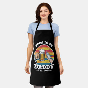 Delantal Padre Pronto 2025 Primer Padre 2025 Retro