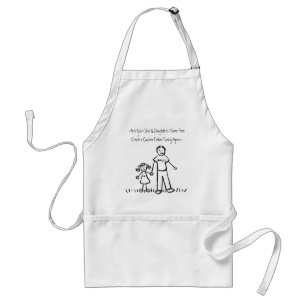 Delantal Padre y hija Personalizado Apron