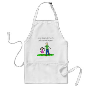 Delantal Padre y hija Personalizado Apron