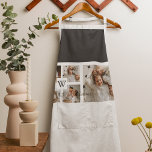 Delantal Padres Collage Minimalistas de moda Foto de papá R<br><div class="desc">¿Buscando una manera única y elegante de honrar a la figura del padre en tu vida? Vea nuestro minimalista collage de moda con una colección de hermosas fotografías de papás. Con sus líneas depuradas y su diseño elegante, este collage es la manera perfecta de mostrar el vínculo especial entre padres...</div>