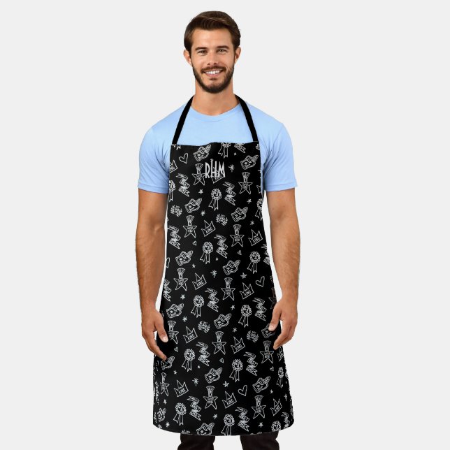 Delantal Padres Day Grill & Chef Smock (Gastado)