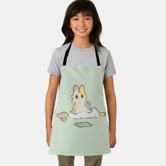 Delantal Paint bunny apron 