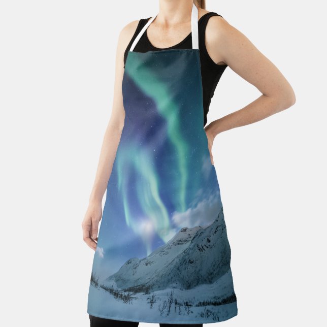 Delantal Paisaje de las luces del norte (in situ)