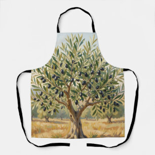 Delantal Paisaje de olivo mediterráneo 