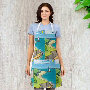 Delantal Paisaje de vela