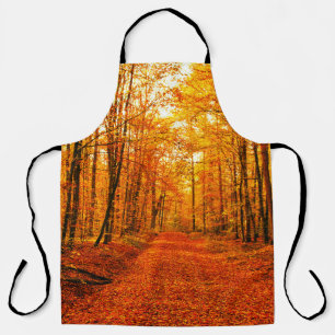 Delantal Paisaje pintoresco del Camino Otoño