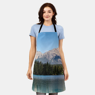 Delantal Paisaje pintoresco, montaña Pirámide canadiense