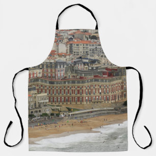 Delantal Paisaje playero Francia: La antigua ciudad costera