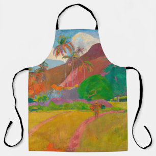 Delantal Paisaje tahitiano Paul Gauguin Post-impresionista