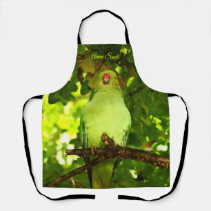 Delantal Pájaro verde