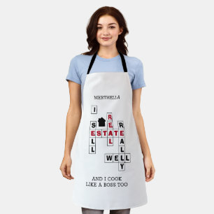 Delantal Palabra cruzada elegante VENDO BIENES INMOBILIARIO