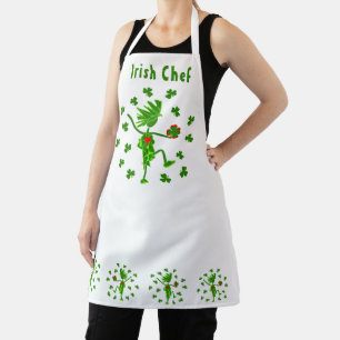 Delantal Palabras personalizadas del chef irlandés Apron