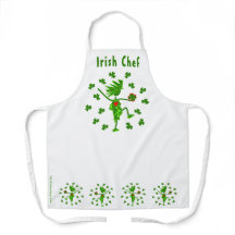 Palabras personalizadas del chef irlandés Apron