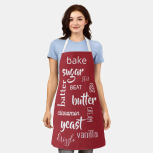 Delantal Palabras rojas Apron