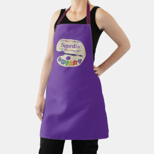 Delantal Paleta de artistas pinta ahumado Apron