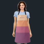 Delantal Paleta de cosecha<br><div class="desc">Prepárate para cocinar algunos sabores de otoño con nuestro Apron de la paleta Harvest. Con una paleta de deliciosos Melón, Sigma Naranja Terra, Artful Pink y Sugar Plum, este delantal no sólo le añade estilo a su vestimenta sino que también le mantiene limpio y mientras prepara sus platos favoritos de...</div>