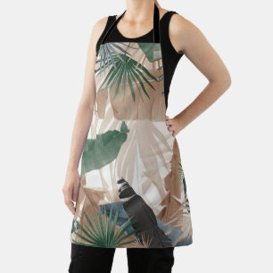 Delantal Palm Banana deja colirios (colores otoñales) 1 #tr