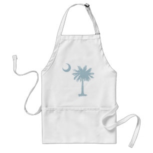 Delantal Palmetto y creciente del SC (CB)