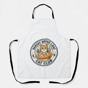 Delantal Pan de Hogaza de Panadería Gato Gato Regalo para M