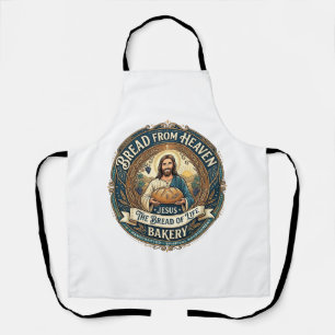 Delantal Pan Del Cielo Jesús Pan De Vida Panadería Cristian