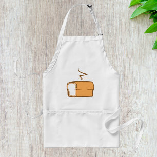 Delantal Pan Fresco Horneado Hogar Panadería Cálida