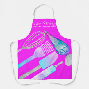 Delantal Panadería Chef casero Hologram cocina rosa