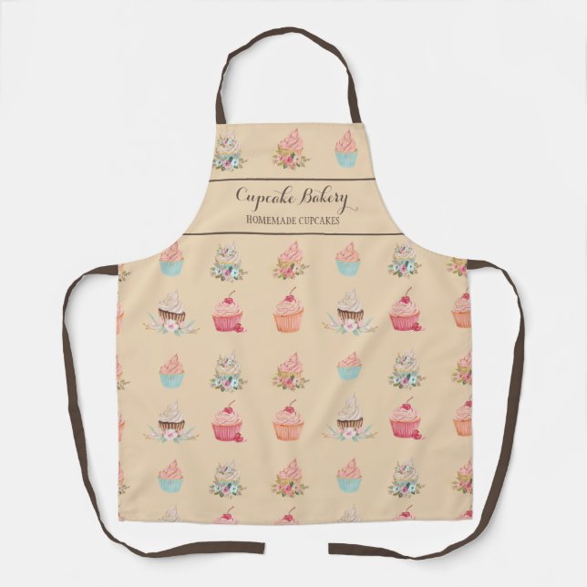 Delantal Panadería Dulce Profesional Personalizada Cocina (Anverso)