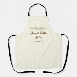 Delantal Panadería Sweet Little Bites Personalizada