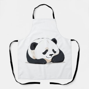 Delantal Panda Adorable Cálida Relajación De Los Animales C