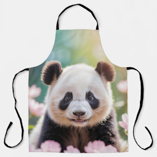 Delantal Panda Animal Fun Minitamaño Fantástico Surreal
