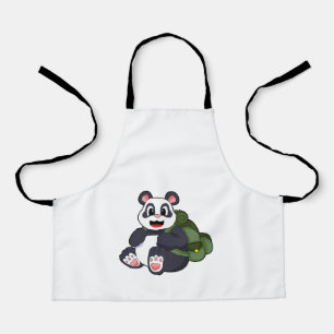 Delantal Panda as Hiker with Backpack
