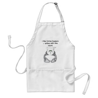 Delantal Panda Bear Chef Como Honey Badgers