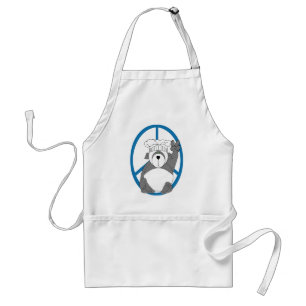 Delantal Panda Bear Chef Peace