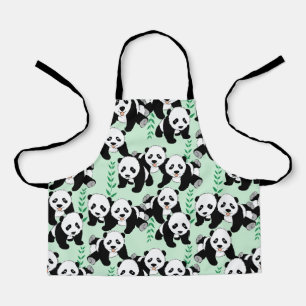 Delantal Panda Bears gráfico