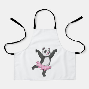 Delantal Panda como Ballerina en el ballet