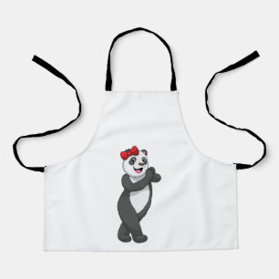 Delantal Panda con cinta
