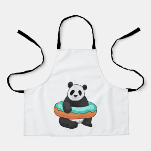 Delantal Panda con Donut
